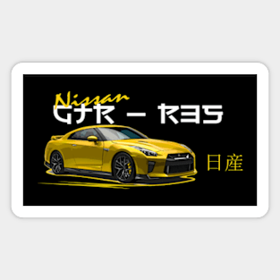 Nissan GTR R35, GT-R, JDM Car Magnet